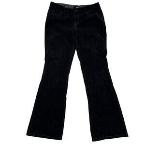 a.n.a A New Approach Black Pants Slim Boot Cut Corduroy Women's 10 Cottage Boho
